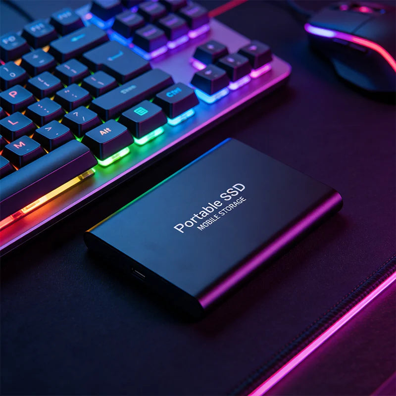 Reliable Slim Storage Device Portable External SSD 1TB 4TB 16TB 128TB High Speed for Notebook Laptop Computer Pi-Mart