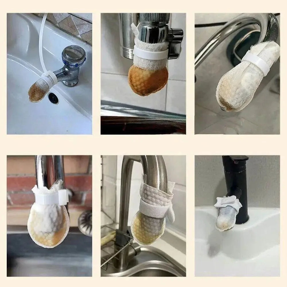 20/50Pcs Anti-splash Faucet Filter Cotton Thickened Filter Disposable Tap Water Filter Bag Removes Impurities Pi-Mart