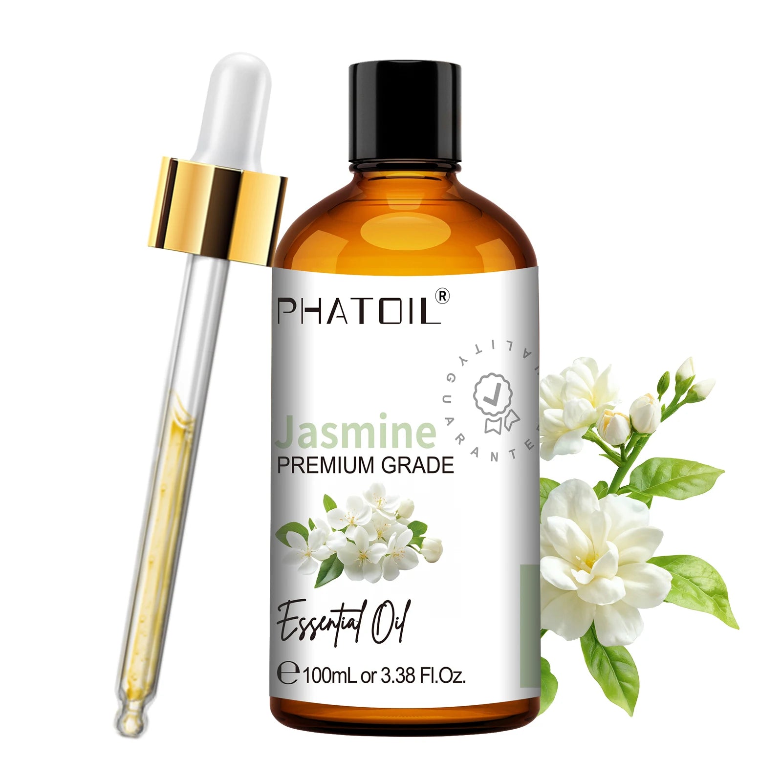 PHATOIL Natural Essential Oil for Diffuser Candle Making-100ml Sandalwood Eucalyptus Citronella Lavender Vanilla Essential Oils Pi-Mart