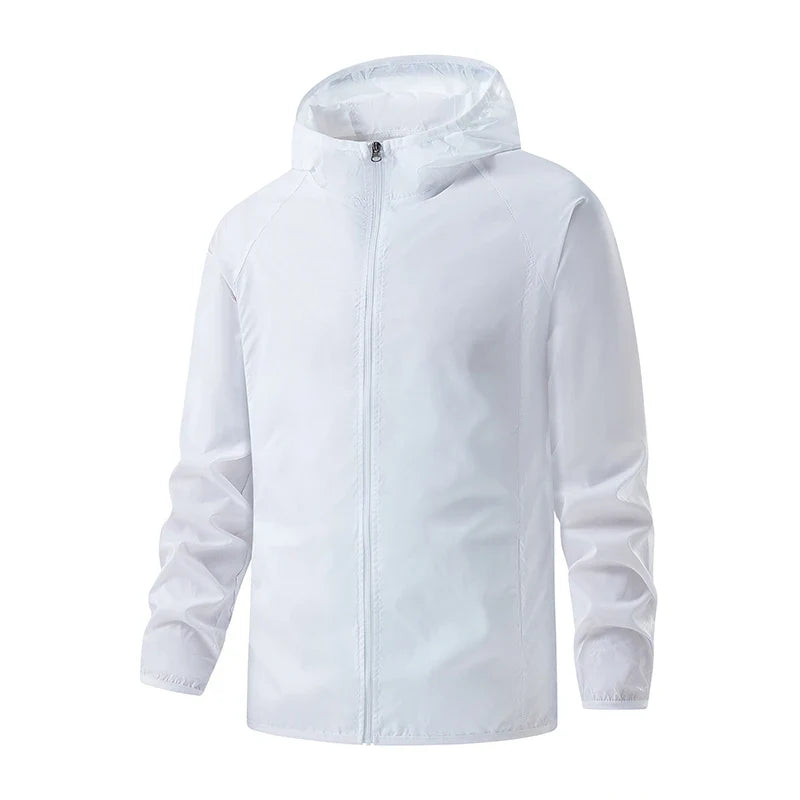LNGXO Waterproof Hiking Jackets for Men and Women Sun Protection Windbreaker Camping Climbing Rain Coat Unisex Portable Clothes LadyShow.Store