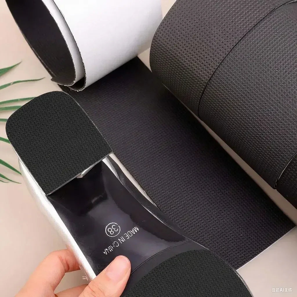 1m Long-lasting Non-slip Shoe Protectors Self-adhesive Shoe Sole Anti Slip Sticker High Heel Rubber Pad Wearable Cushion Pad New LadyShow.Store