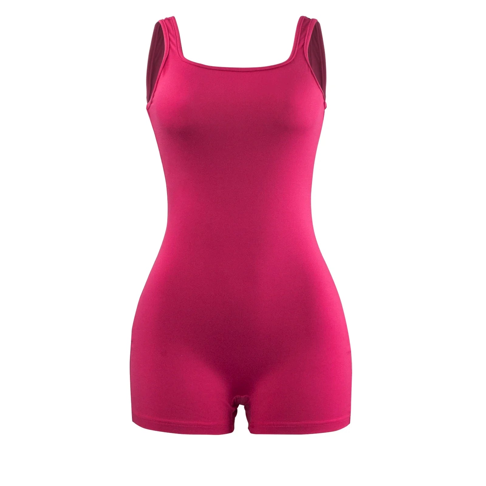 Women's Sexy Backless Tank Rompers Top Bodycon One Piece Halter Sleeveless Bodysuit  Short Jumpsuits Tri Light Beauty