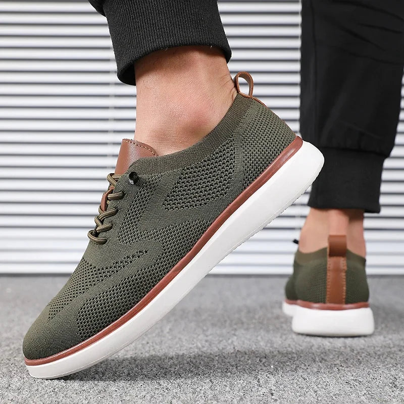 Men's Lightweight Knitted Shoes Comfortable All Day Long Have Excellent Fit Walking Shoes Suitable for Daily Wear Hiking Shoes Pi-Mart