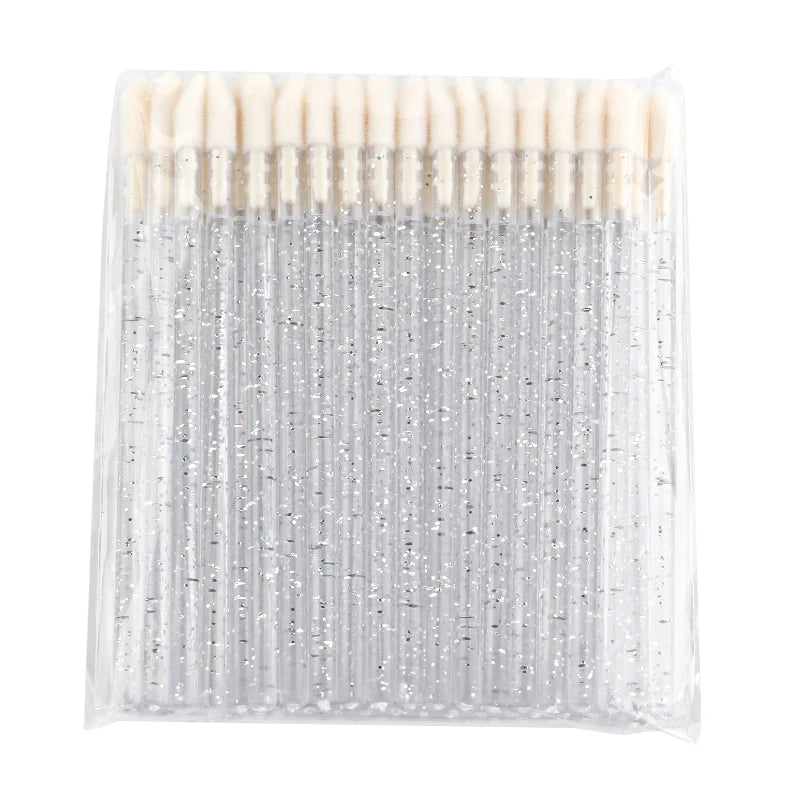 Lanjinglin 5/50 Pcs Lip Brush Reusable Makeup Brushes Lipstick Applicator Wands Eyelashes Extension Tool Beauty Accessories Pi-Mart