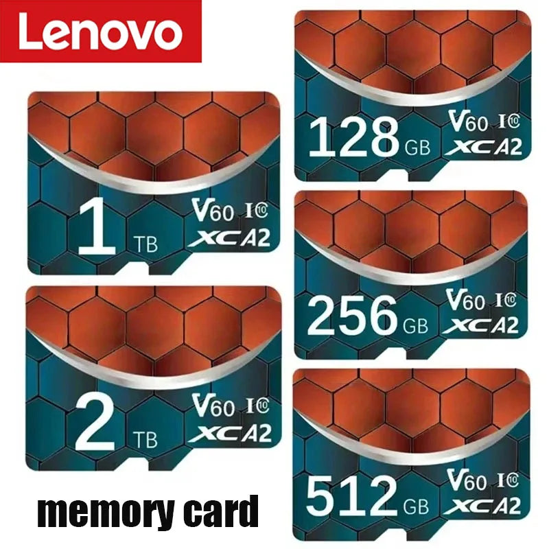 Lenovo 2TB Memory Card 128GB Class 10 V30 TF Card 1TB Mini SD Card 512GB High Speed TF SD Card 256GB For Nintendo Switch Camera LadyShow.Store