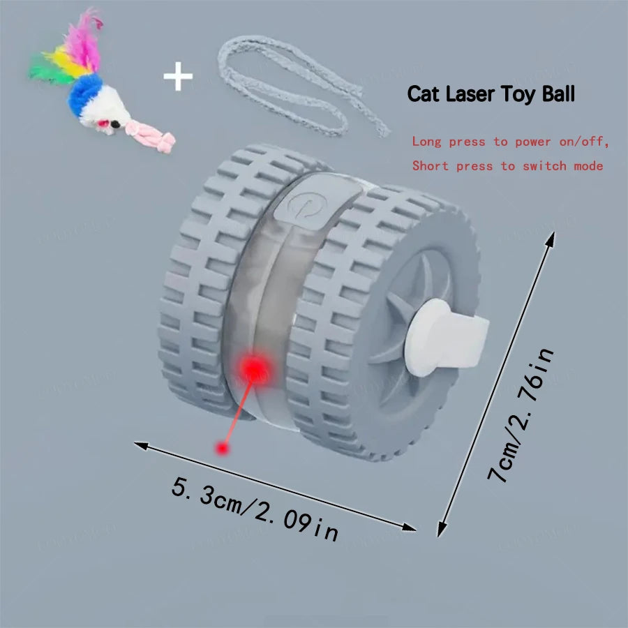 Intelligent Dog Toy Ball Electronic Interactive Cat Toy Usb Automatic Moving Bouncing Ball For Large Medium Dog Holiday Pet Gift Pi-Mart