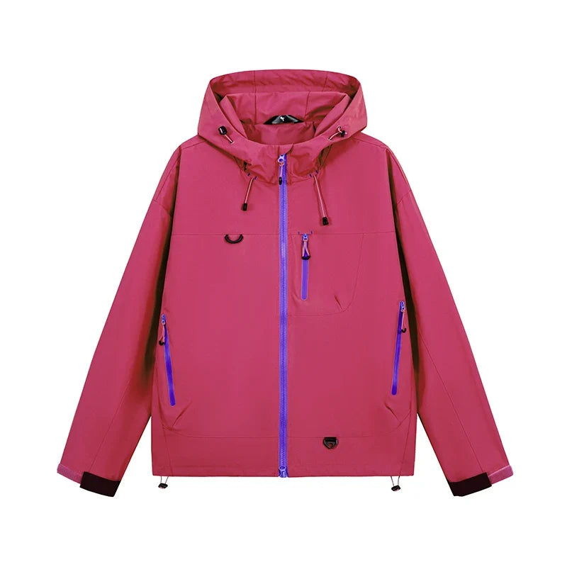 Unisex Hiking Jacket Waterproof Autumn Windbreaker Ourdoor Hooded Coats Women New Jacket Men Fishing Camping Climbing Coats LadyShow.Store