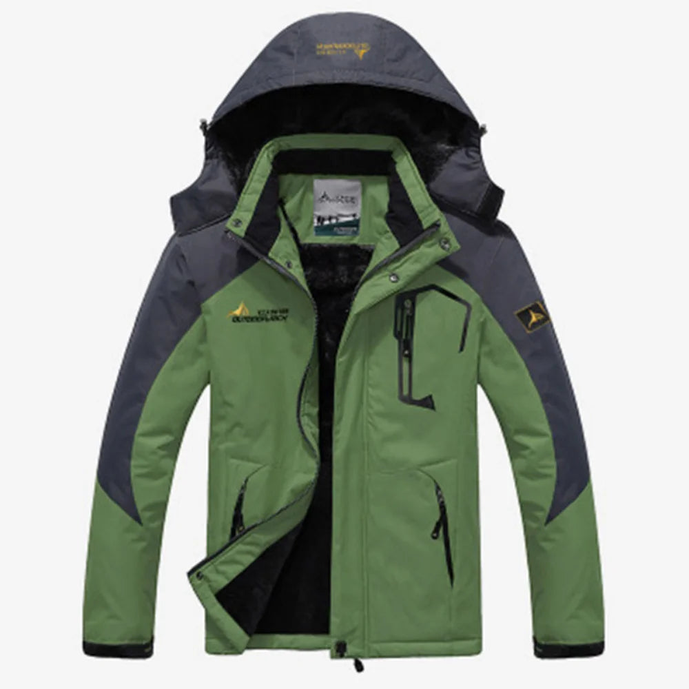 Winter Parka Men Windbreak Plus Thick Warm Windproof Fur Coats Male Military Hooded Anorak Jackets Men's Winter Jackets Pi-Mart