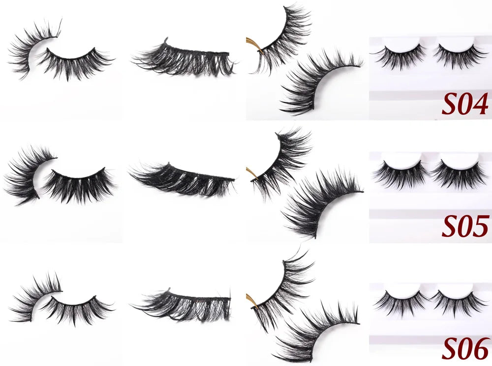 Yiernuo 1/5 Pairs Cosplay Anime Eyelashes Manga Lashes Dramatic Fairy Clusters Lashes Wet Look Lashes Pi-Mart