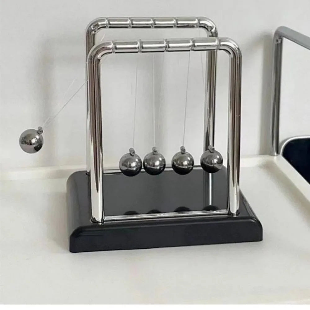 Newton's Cradle Balance Steel Ball Teaching Supplies Physics Science Pendulum Desktop Toys Stress Relief Gifts Home Decoration Pi-Mart