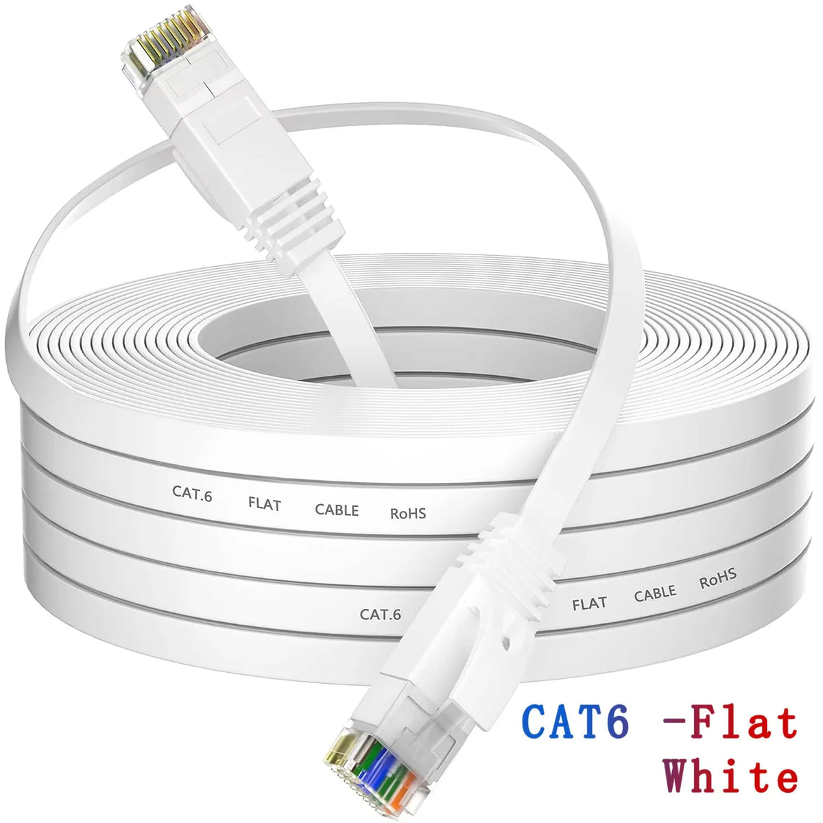Cat 6 Ethernet Cable LAN Network Cord,Internet, Network Cable - Supports Cat6 Network Standar Gigabit high-speed Network Cable Pi-Mart