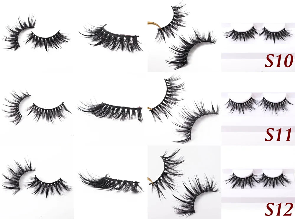 Yiernuo 1/5 Pairs Cosplay Anime Eyelashes Manga Lashes Dramatic Fairy Clusters Lashes Wet Look Lashes Pi-Mart
