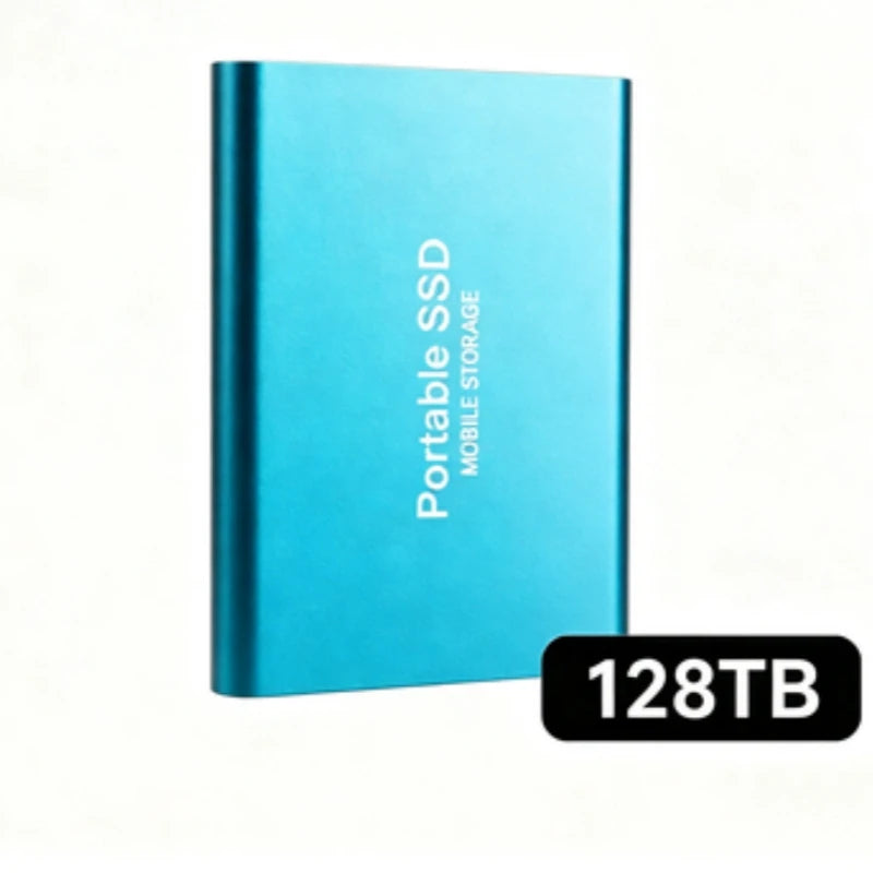 Portable External SSD, 1TB-16TB Large Capacity USB3.1 High Speed Solid State Drive, Lightweight Storage for Laptop, Desktop, Mac Pi-Mart