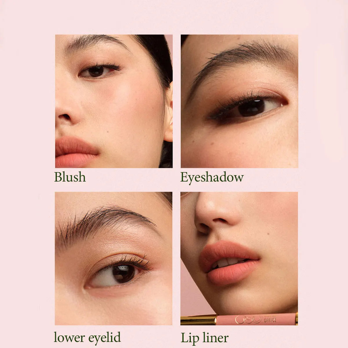 OUT OF OFFICE LUMEGLOW DUO PENCIL,Cheek&Multi-Use,Creamy Blendable,Buildable Color,Twist-Up Design,Luxury Makeup,Smooth Texture Pi-Mart
