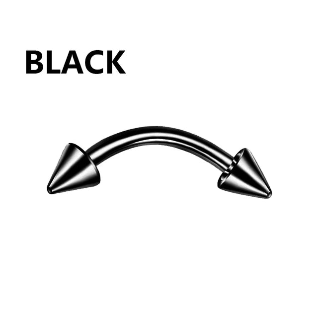 1PC metal Horseshoe Fake Nose Ring C Clip Septum Lip stainless steel Real Piercing Nose Rings Hoop For Women Men Jewelry Pi-Mart