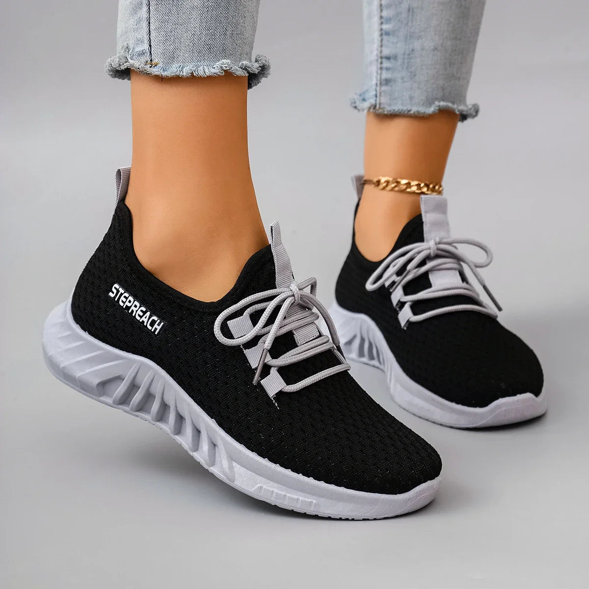 Women's Summer Breathable Mesh Flat Shoes, Women's Shoes, Casual Sneakers Shoes, Clearance Free Shipping LadyShow.Store