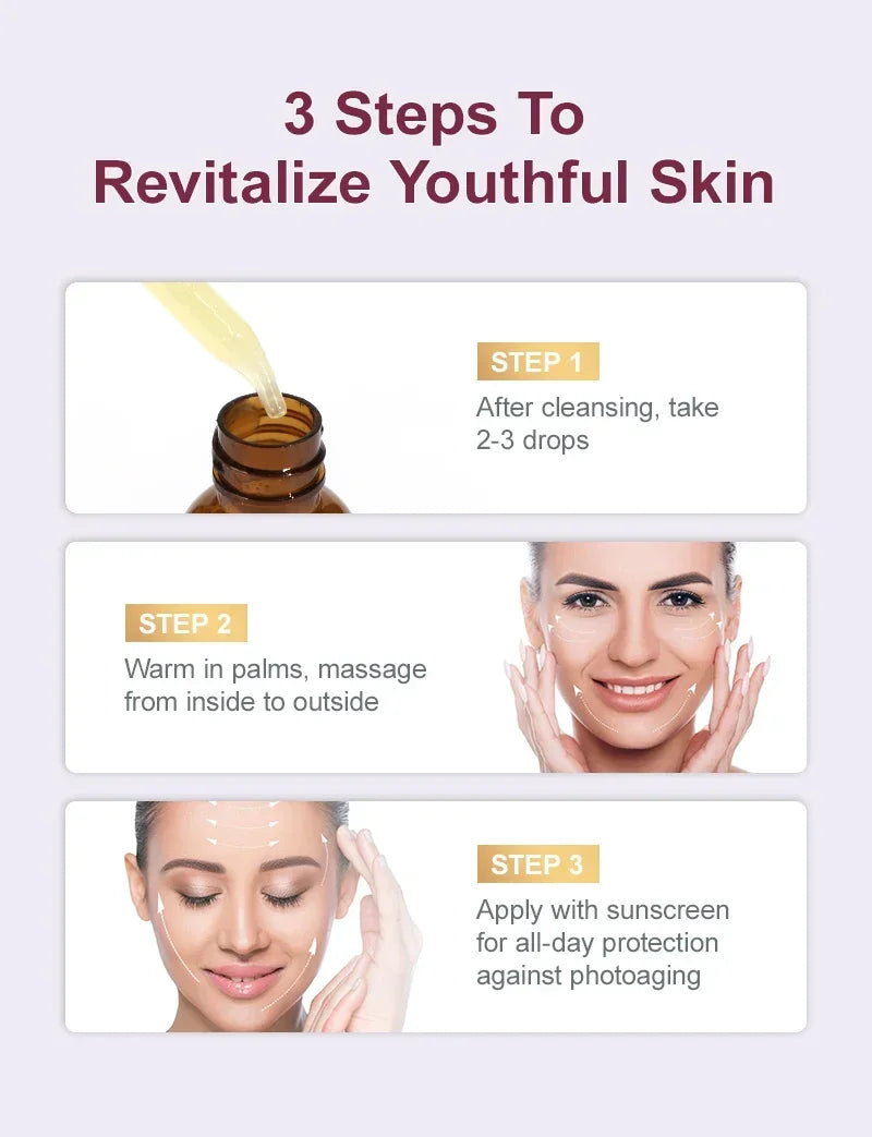 Retinol facial essence smoothes, moisturizes, reduces fine lines, tightens and nourishes essence Pi-Mart