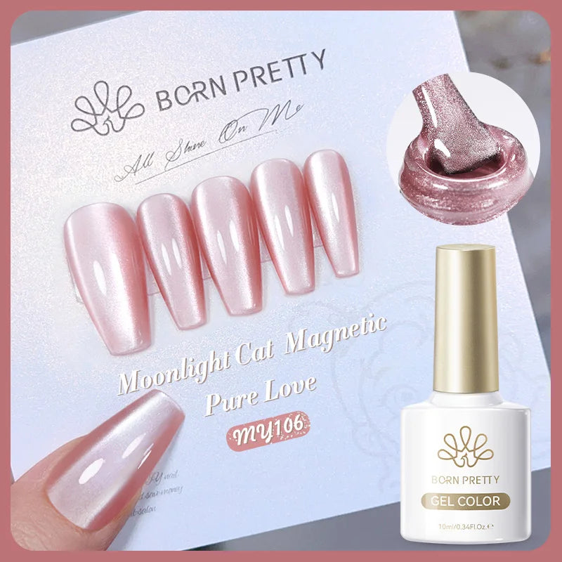 BORN PRETTY 117 Colors Cat Magnetic Gel Nail Polish 10ml Full Coverage Varnish Semi Permanent Super Gorgeous Nails Manicure Tri Light Beauty