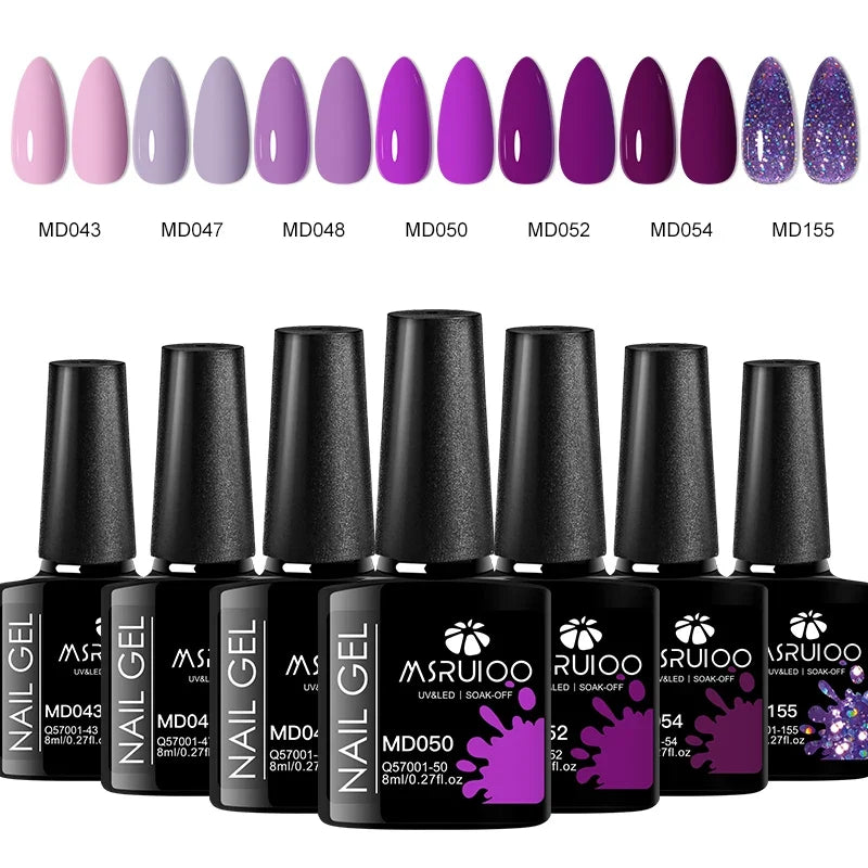 7pc Nail Gel Polish Set DIY Nail Art Design All For Decoration Soak Off UV Gel Long Lasting Manicure Painting Gel Vernis Kits Tri Light Beauty