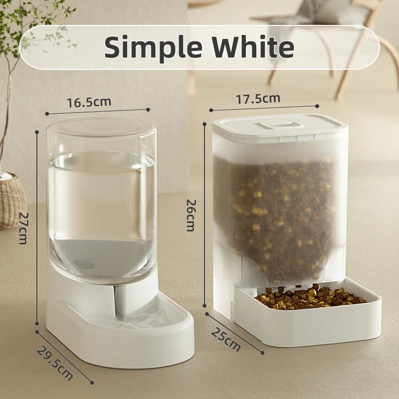 HOOPET Dogs Automatic Feeders Water Bottle Cats Bowl Food Storage Drinking Dispenser Container Pet Supplies Pi-Mart