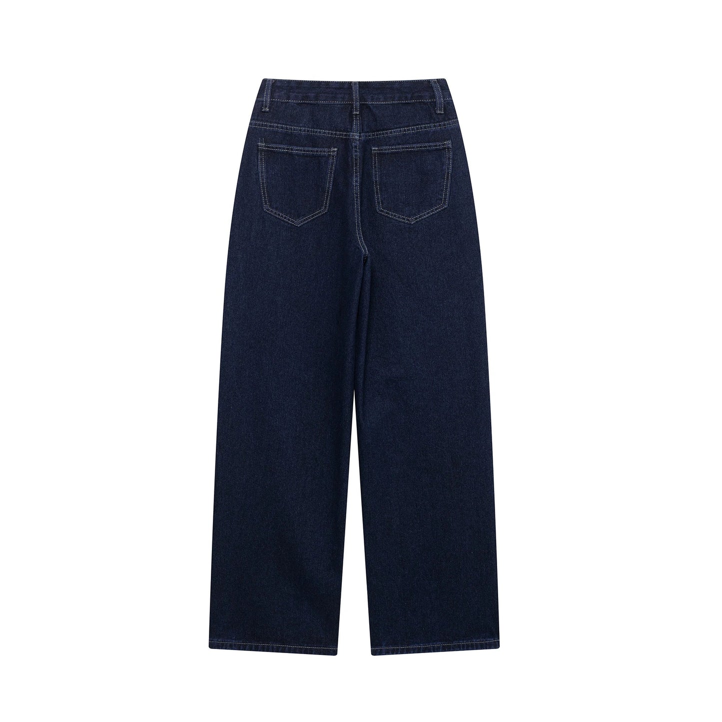 DUOPERI Women Fashion 2 Pieces Sets With Belt Denim  Jackets & Vintage Front Zipper Jeans Trousers Feamle Chic Lady Pants Sets LadyShow.Store