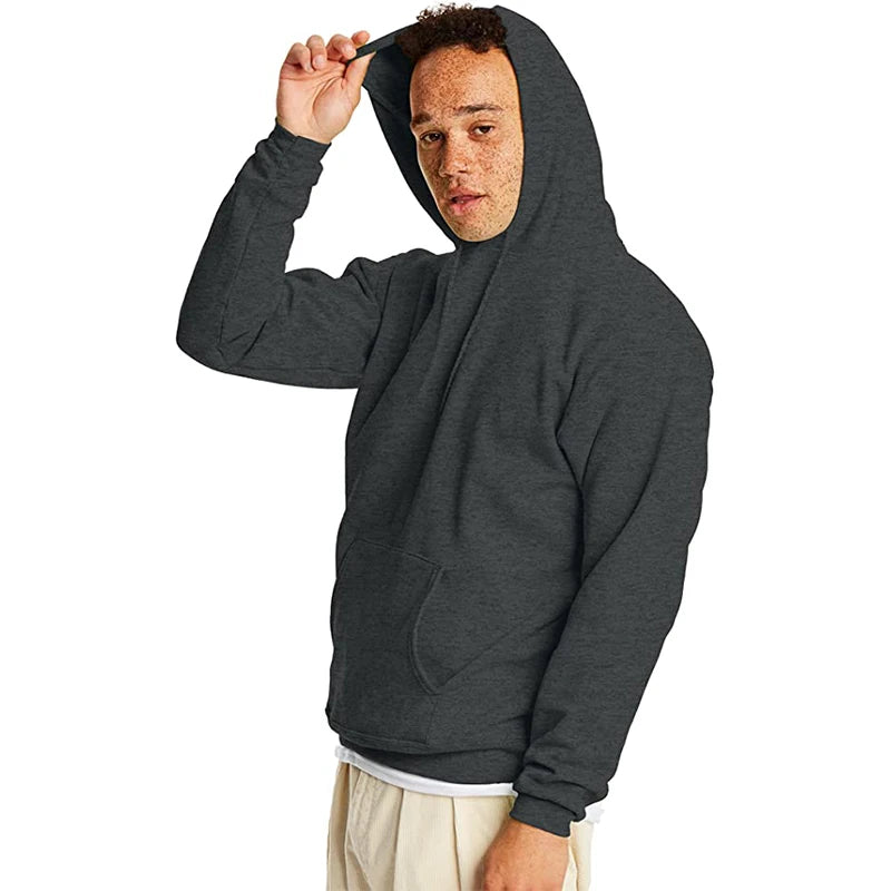 New Men Casual Hoodies Women Warm Hoodies Spring Autumn Pullovers Fashion Black Multiple Colour Oversized Sweatshirts Top Pi-Mart