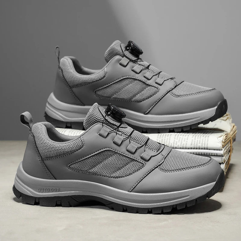 Men'S Spring And Autumn Sports Shoes Rotating Buckle Comfortable And Non Slip Hiking Sports Shoes Plus Size Men'S Shoes 39-48 Pi-Mart