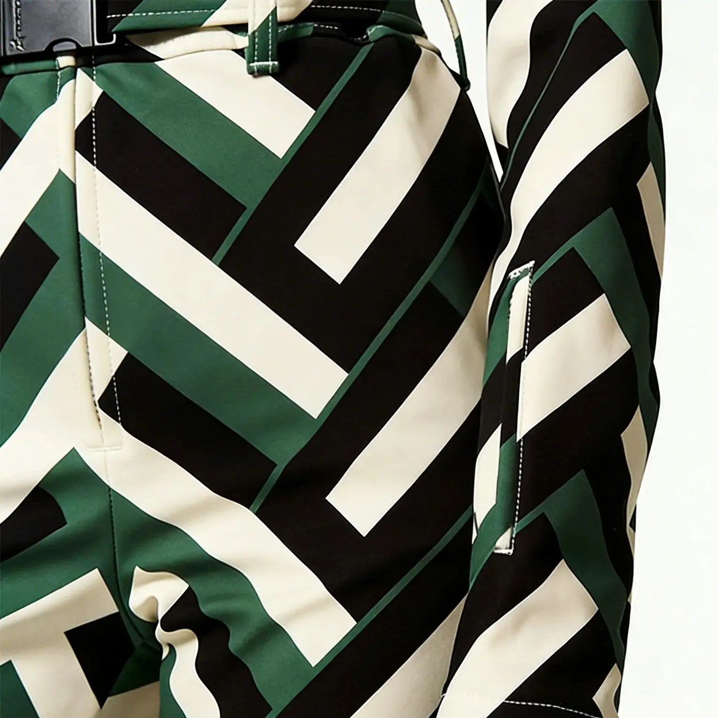 Camouflage Stripes Ski Wear Jumpsuit Sets High Collar Windproof Hooded Puff Jacket Warm Pant 2026 New Lady Snow Sportwears LadyShow.Store