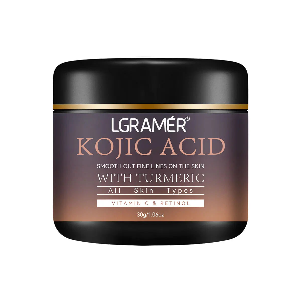 Kojic Acid Vitamin C &Turmeric Moisturizer Face Cream Fade Dark Spot Wrinkle Brightening Skin Firming Tighten Lighten Face Cream Pi-Mart