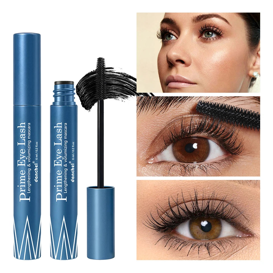Lengthening & Volumizing Mascara Water-Resistant Long-Lasting Nourishing Strengthen Mascara Glossy Natural Finish Eye Makeup Pi-Mart