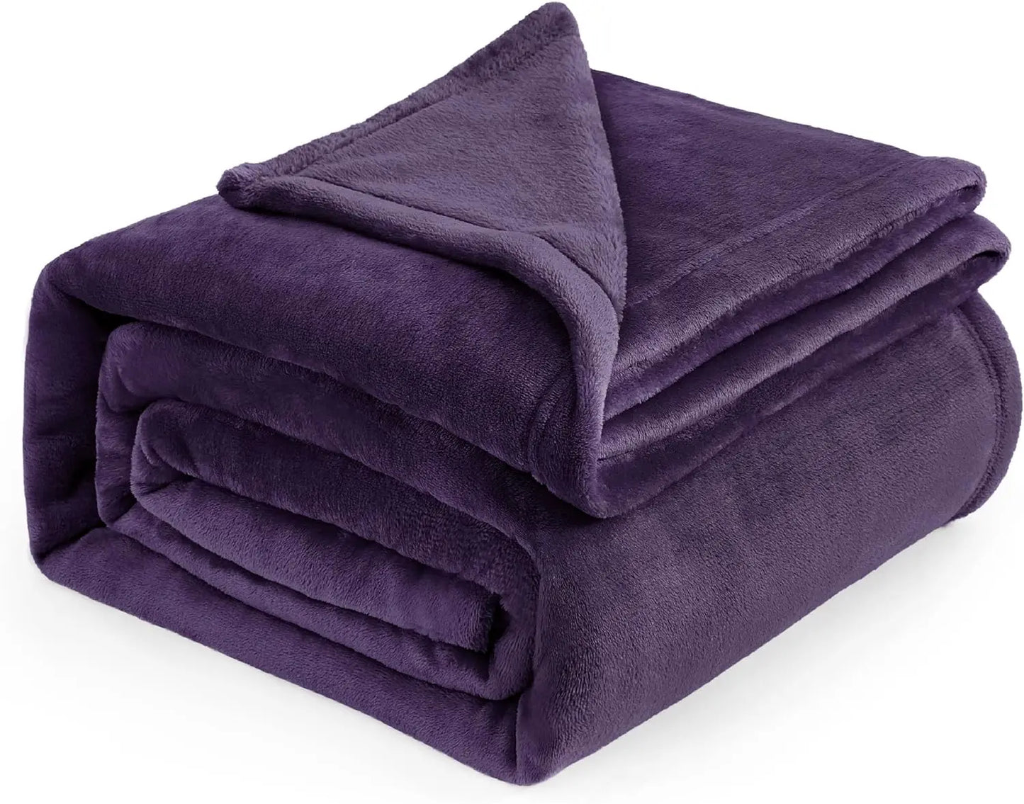 Fleece Blanket Queen Blanket Black - Bed Blanket Soft Lightweight Plush Fuzzy Cozy Luxury Microfiber Pi-Mart