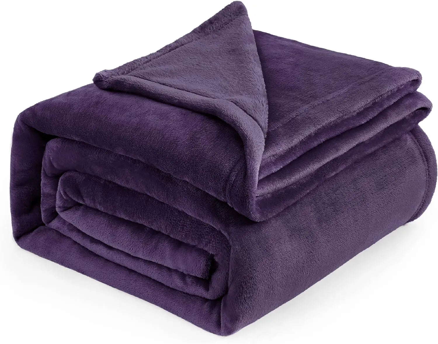 Fleece Blanket Queen Blanket Black - Bed Blanket Soft Lightweight Plush Fuzzy Cozy Luxury Microfiber Pi-Mart