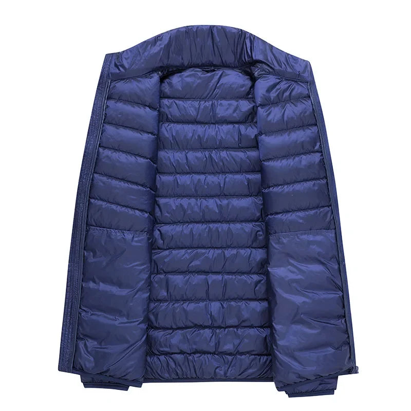 Men All-Season Warm Down Jacket Coats Mens Waterproof Windproof Down Jackets Spring Autumn Winter Casual 90% Down Jackets Male LadyShow.Store