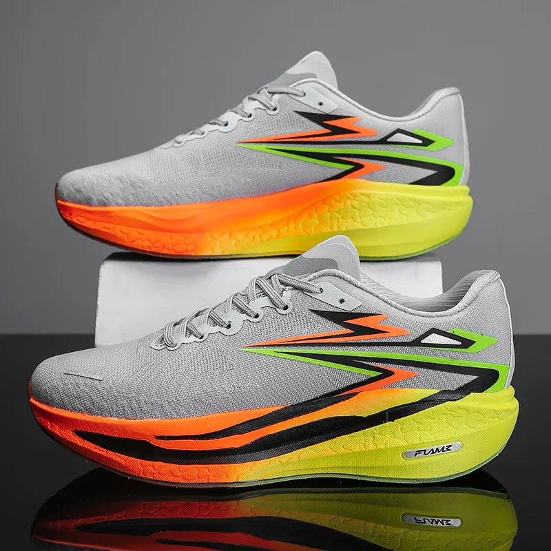 2026 Marathon Sneakers Athletic Men Shoes Carbon Board Comfortable High Quality Sports Nonskid Running Shoes Women Air Cushion Pi-Mart