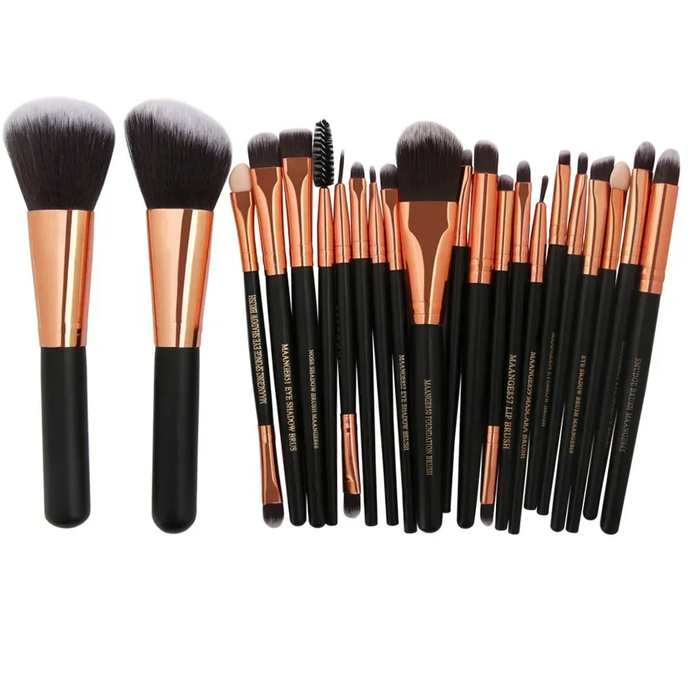 3/13/22pcs Professional Makeup Brushes Tools Set Make Up Brush Tools Kits for Eyeshadow Eyeliner Cosmetics Brushes Maquiagem Pi-Mart