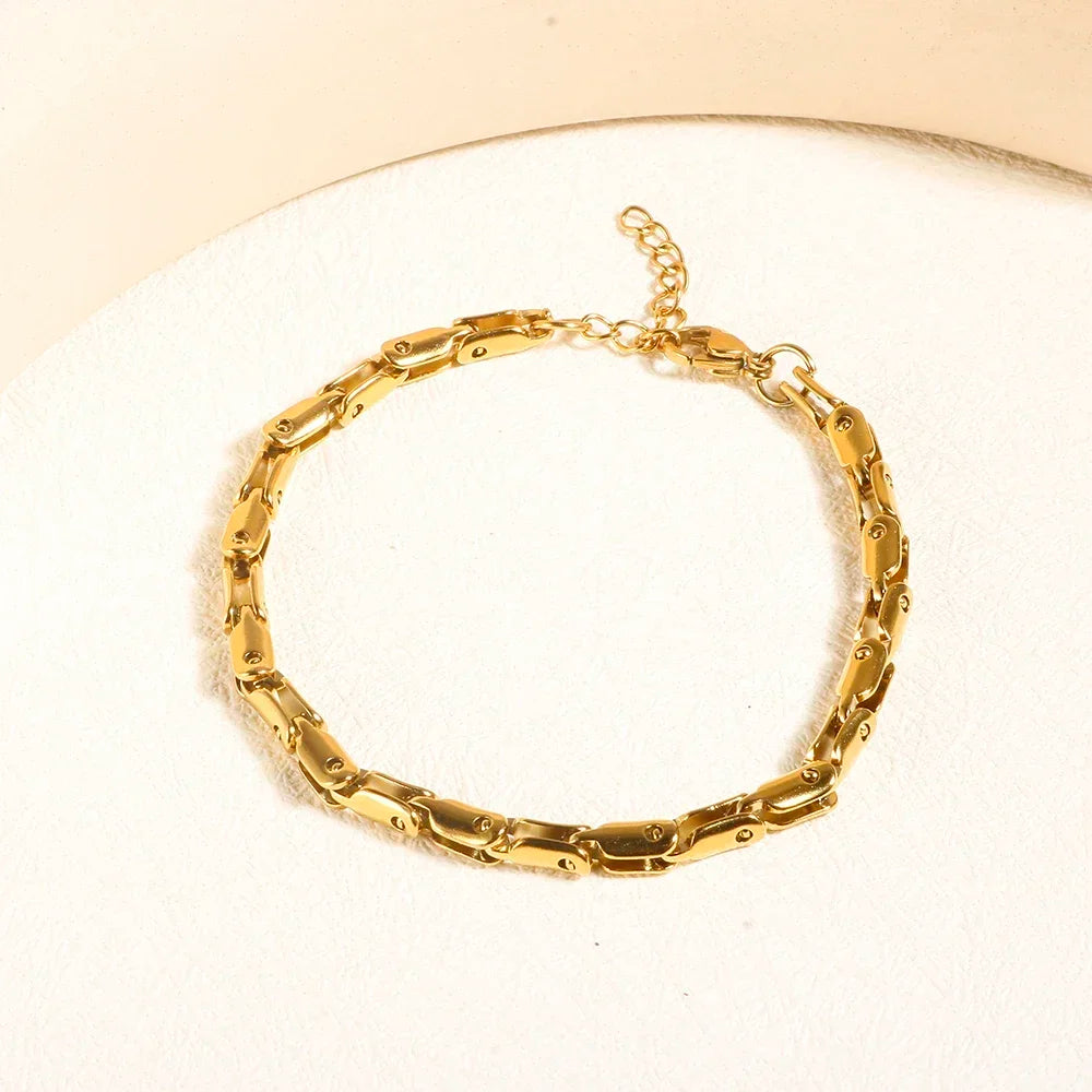 Stainless Steel Ladies Elegant Bracelet Bangle Pi-Mart