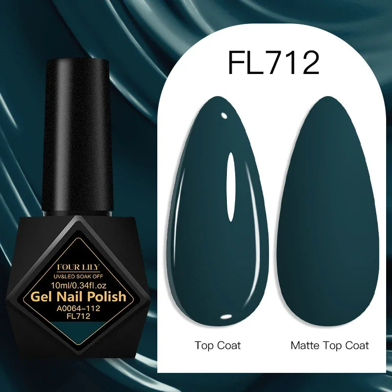 10ml Gel Nail Polish 162 Colors Nail Supplies Vernis Semi Permanent Nail Art Manicure Soak Off LED UV Gel Nail Varnishes Summer Tri Light Beauty