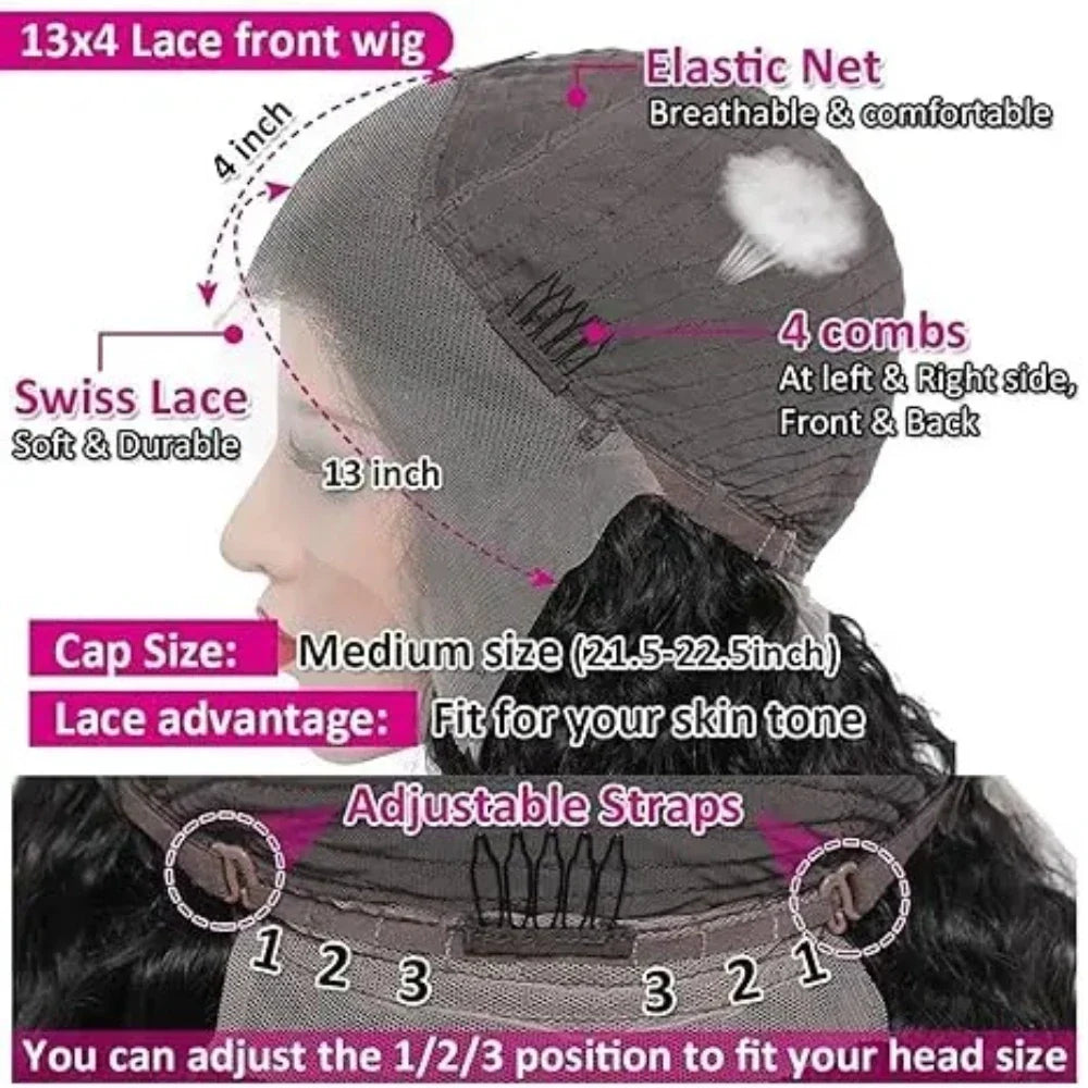 13x4 HD Lace Front Wig for Women Ombre Platinum Blonde with Dark Root Straight Lace Front Wig Human Hair Pre Plucked 200 Density LadyShow.Store