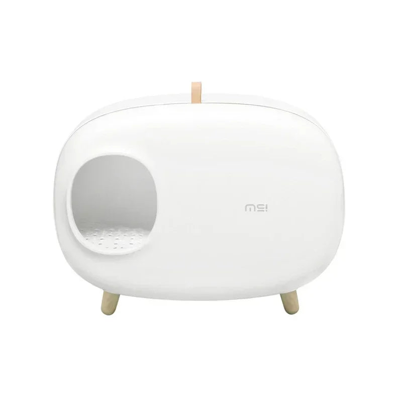 Makesure Cat Litter Box Fully Enclosed Cat Toilet Pet Supplies High-value Cat Toilet Automatic Self-cleaning Litter Box Pi-Mart