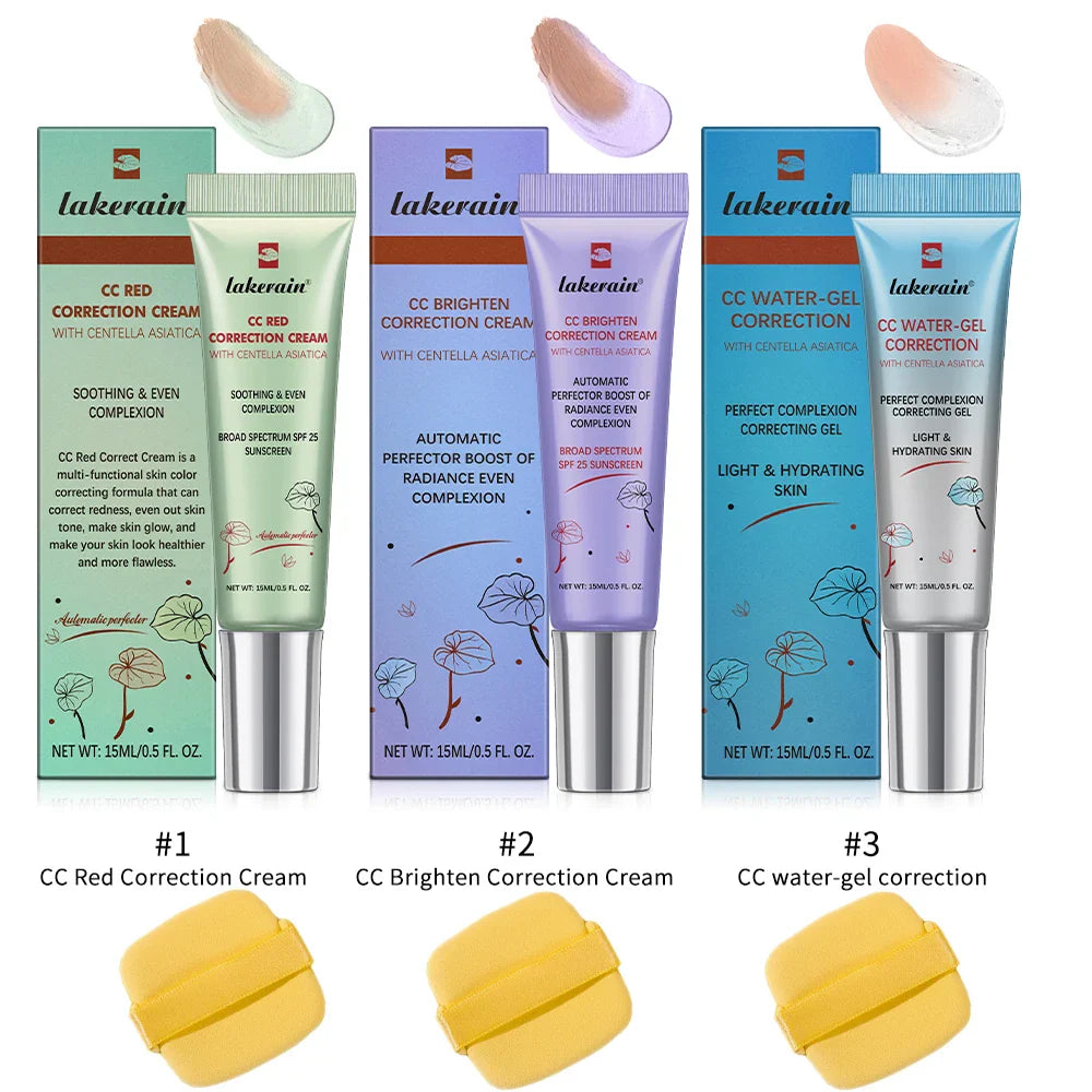 CC Cream Color Changing Liquid Foundation Centella Korean High Coverage Foundation Foundation Cream for Face Base Makeup LadyShow.Store
