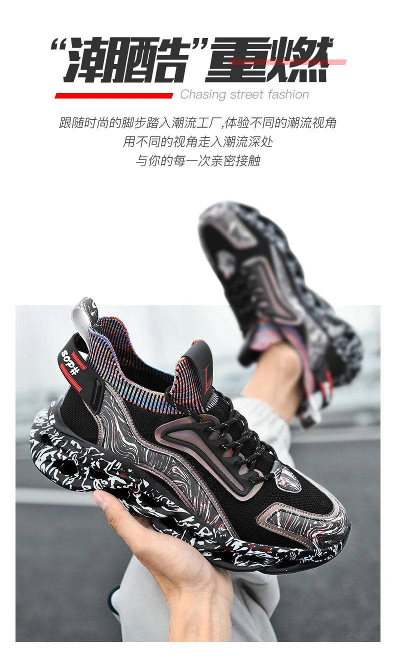 Shoes men Sneakers Male casual Mens Shoes tenis Luxury shoes Trainer Race Breathable Shoes fashion loafers running Shoes for men Pi-Mart