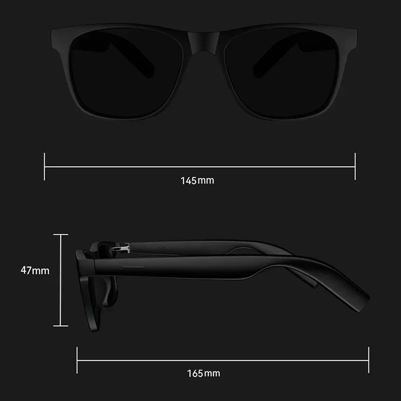 Lenovo Smart Glasses Touch Control Camera 8K HD Recording Bluetooth Call Voice Assistant Translator AI Glasses for Adults New LadyShow.Store