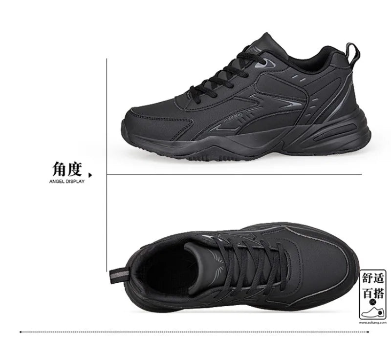 Autumn New Men Microfber Running Shoes Luxury Brand Men Shoes School Student Air-cushion Sneakers Fashion Man Casual Shoes 35-48 Pi-Mart