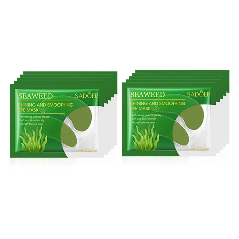 5/10/20 Pairs SADOER Crystal Collagen Eye Mask Anti Dark Circles Removal Eyes Bag Moisturizing Eye Patches Beauty Eyes Skin Care Tri Light Beauty