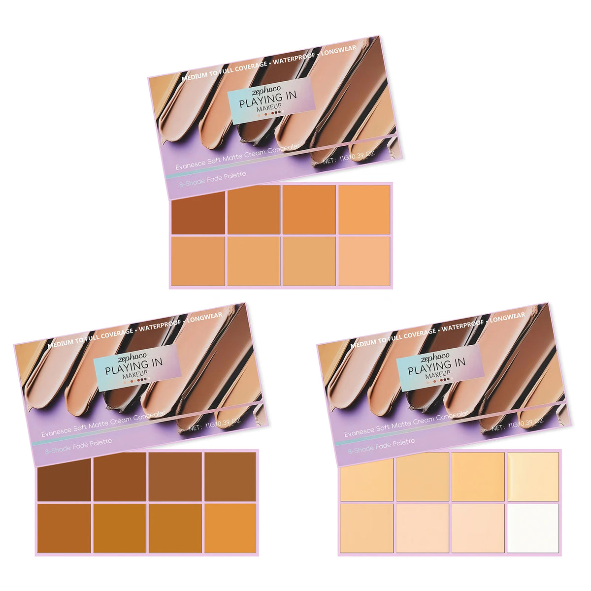 Soft Matte Cream Concealer High Coverage Cover Facial Spots, Acne Scars, Freckles and Tear Troughs Long Lasting Makeup Cosmetics Pi-Mart
