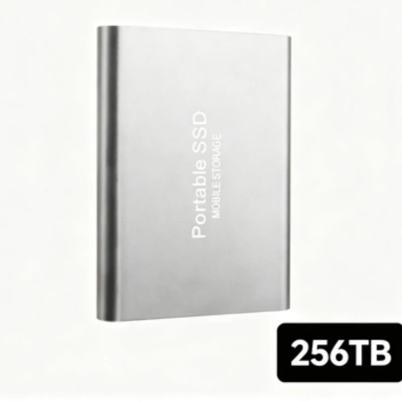 Portable External SSD, 1TB-16TB Large Capacity USB3.1 High Speed Solid State Drive, Lightweight Storage for Laptop, Desktop, Mac Pi-Mart