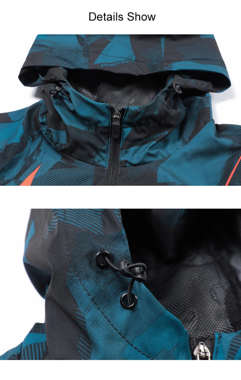 FOXRIDE RACING Men's Windbreaker Cycling Road Mountain Bike Jackets Man Chubasquero Ciclismo Hombre Bicycle Clothing MTB Jacket Pi-Mart