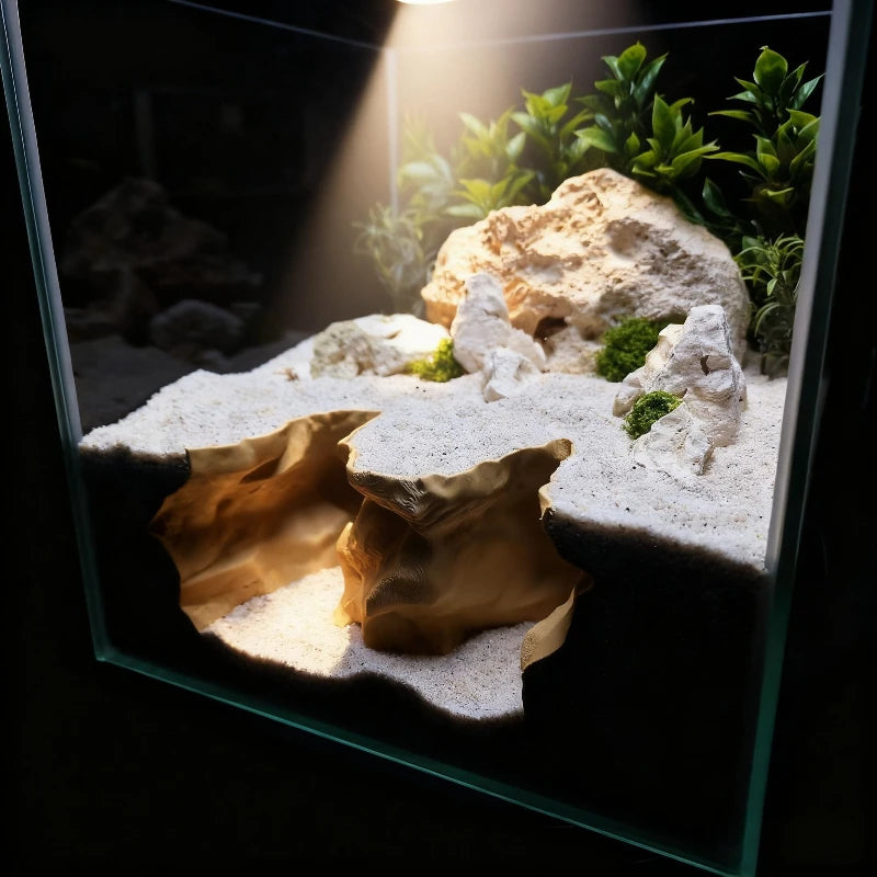 Hiding House for Fish,Shrimp and Reptiles,Landscaping Ornament,3D-Printed Aquarium Decoration,Fish & Aquatic Pet Supplies Pi-Mart