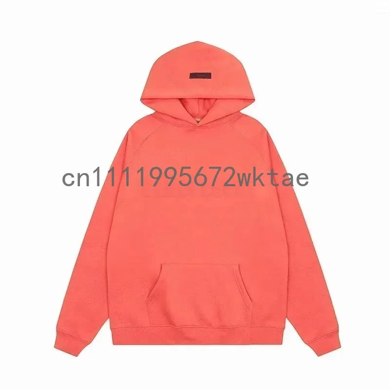 FW22 Men's Hoodies Jogging Set Luxury Design Chest Two Rows Plush Letter Hoodie Women's Loose Hoodie Fashion Unisex Pants Set LadyShow.Store