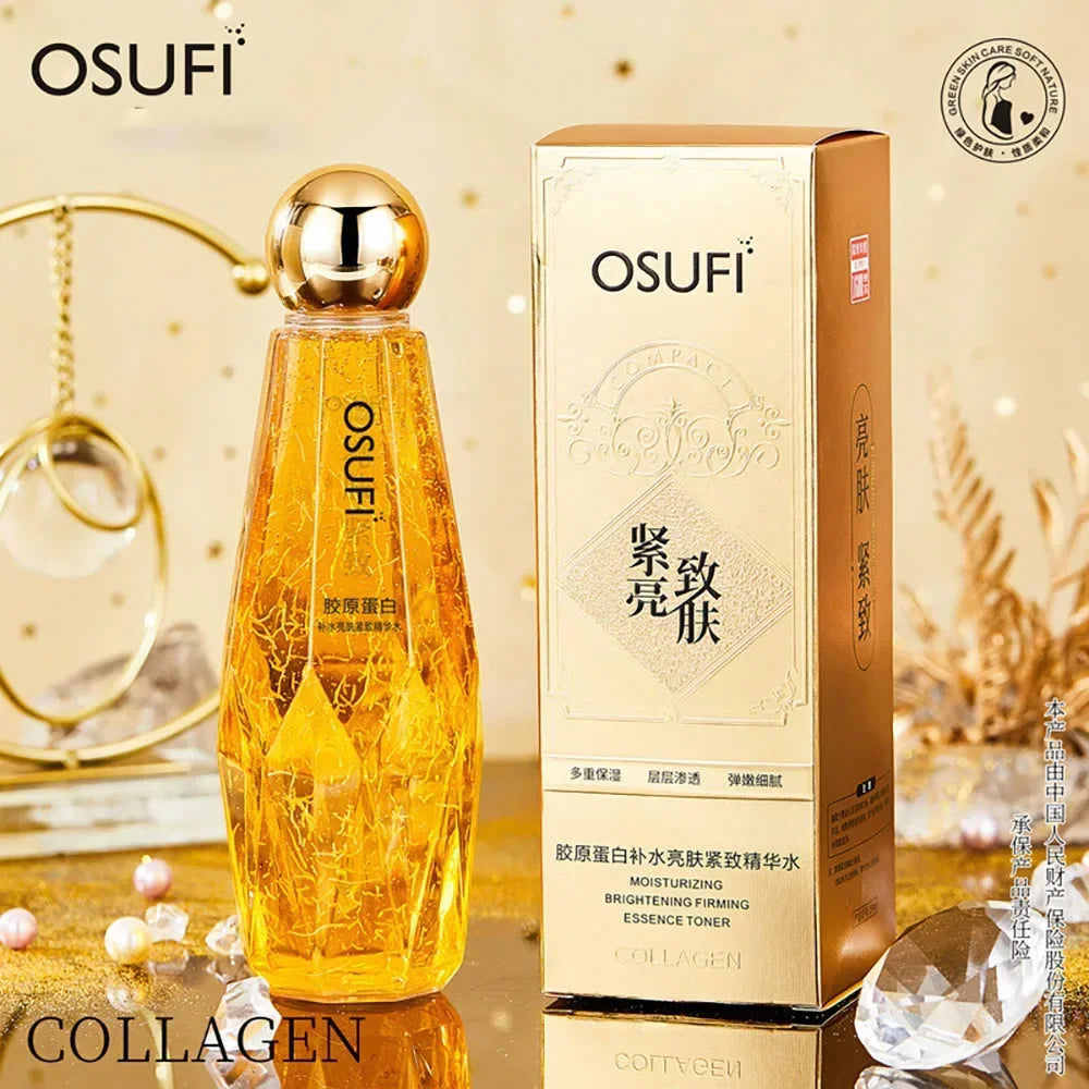 Collagen Face Serum Anti Aging Smoothing Lines Facial Care Essence Moisturizing Brighten Serum Beauty Skin Care Products Tri Light Beauty